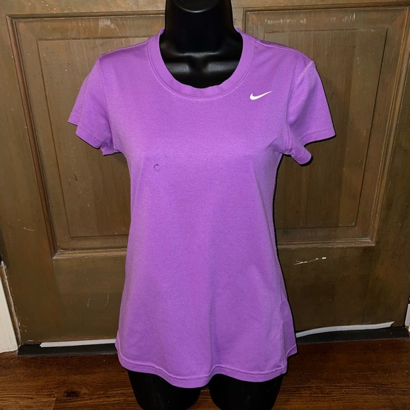 Nike Tops - Nike Women's Dri Fit Short Sleeve Purple Activewear Shirt Size XS